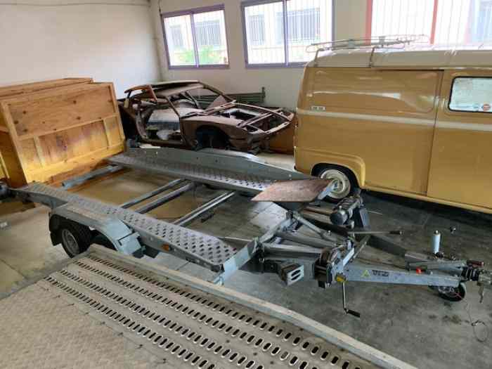 remorque double essieux 3000 kgs 0