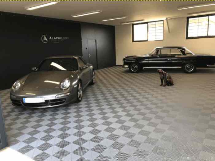Dalles de sol garage ou atelier grise 60m2 0