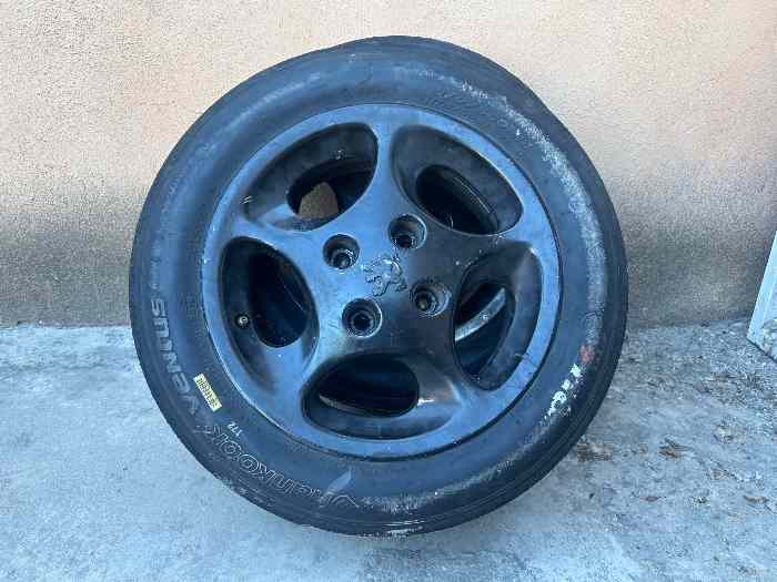 4 Pneus hankook Z205 T72 soft 14 pouce...