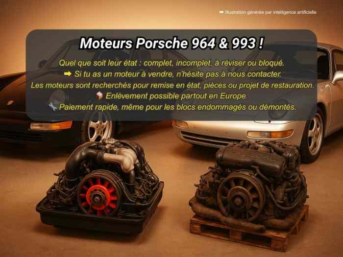 Moteurs Porsche 964 & 993 0