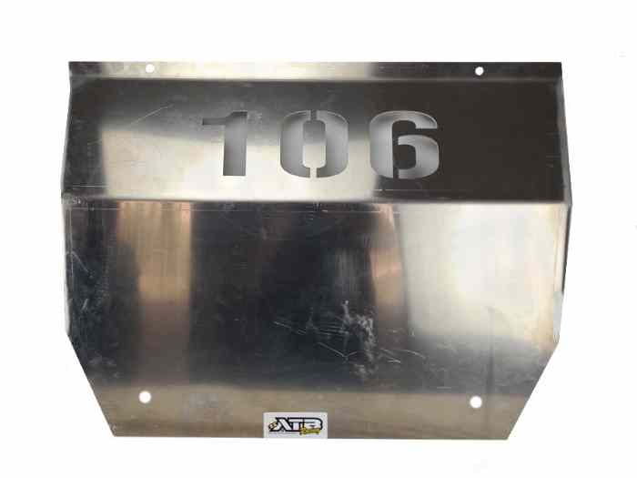 Protège carter 106 aluminium renforcé.