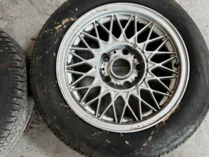 Jantes bbs 15 pouces bmw m3 e30 à restaurer 1