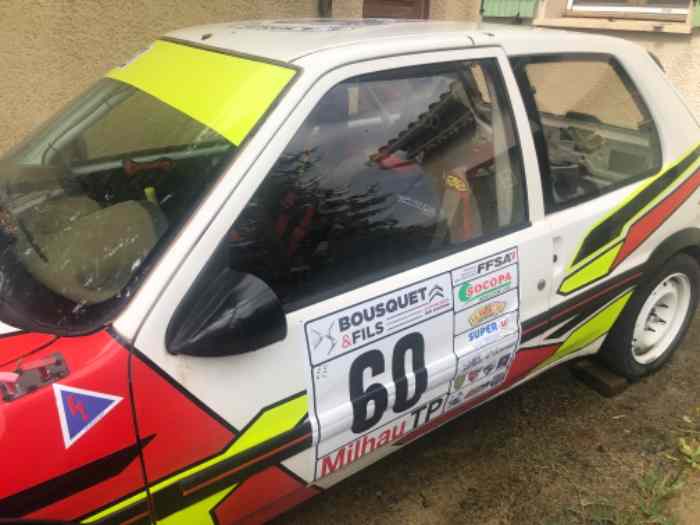 Véhicule Rally 106 xsi 2