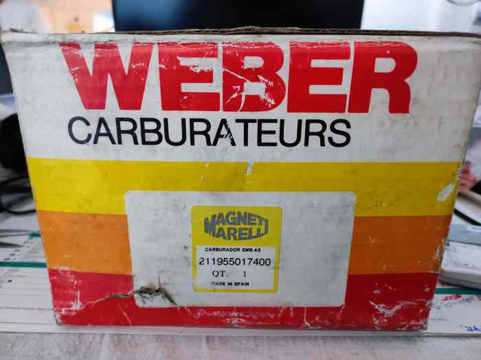 VENDS CARBURATEURS WEBER 40 DCOE 2