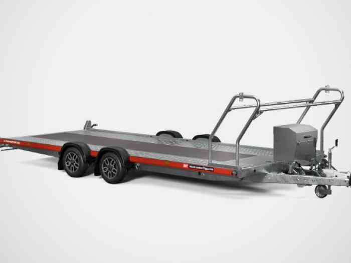 EN ARRIVAGE – NOUVELLE remorque porte voiture BRIAN JAMES A TRANSPORTER 5mx2,10m neuve 1