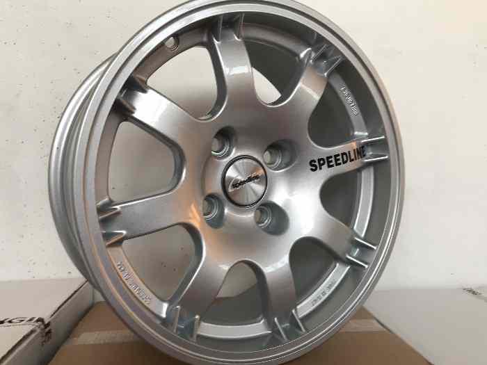 Jante Citroen/Peugeot 6,75x15 Speedline Corse SL434 PTS Silver 1