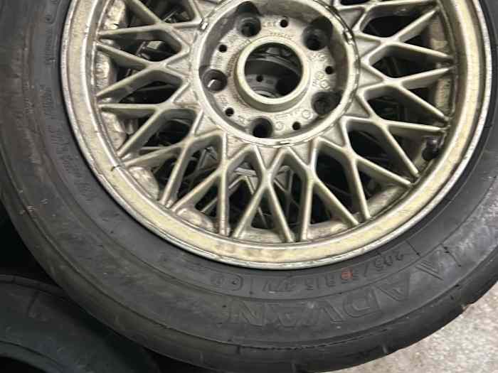 jantes BBS 15 pouces origine bmw M3 E30 2