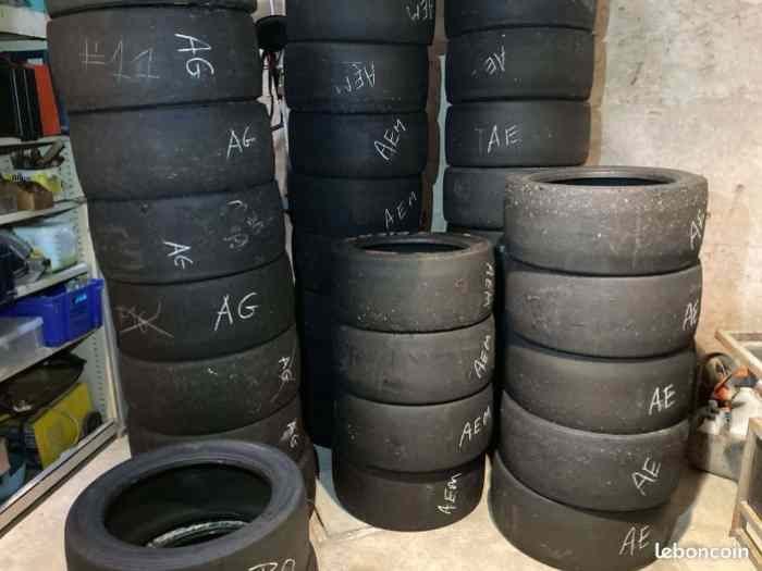 slicks Kumho 260/66X18de 2024 gomme circuit intermédiaire ex championnat monde tourisme 1