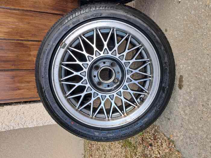 Jantes BBS 7X15 4X100 pour BMW ou GOLF 3