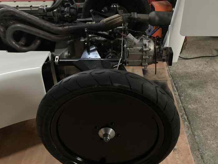 Roues de rangement pour monoplace