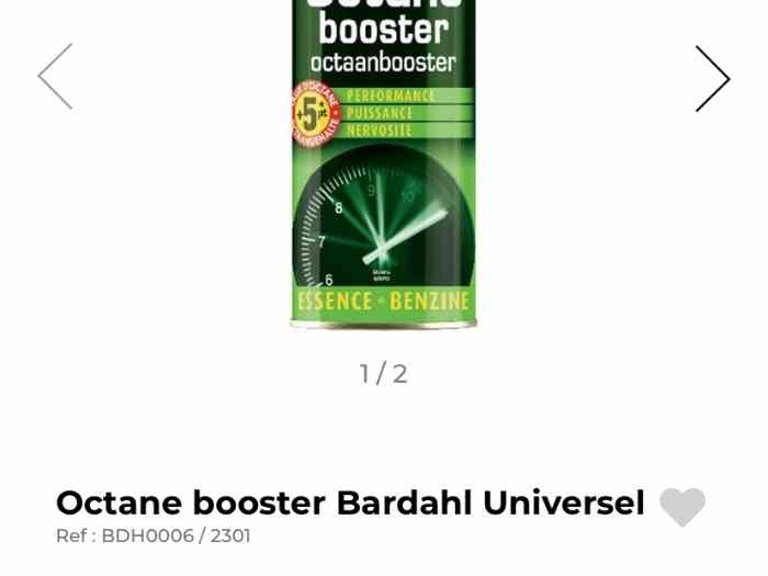 Octane Booster Bardahl neuf 1