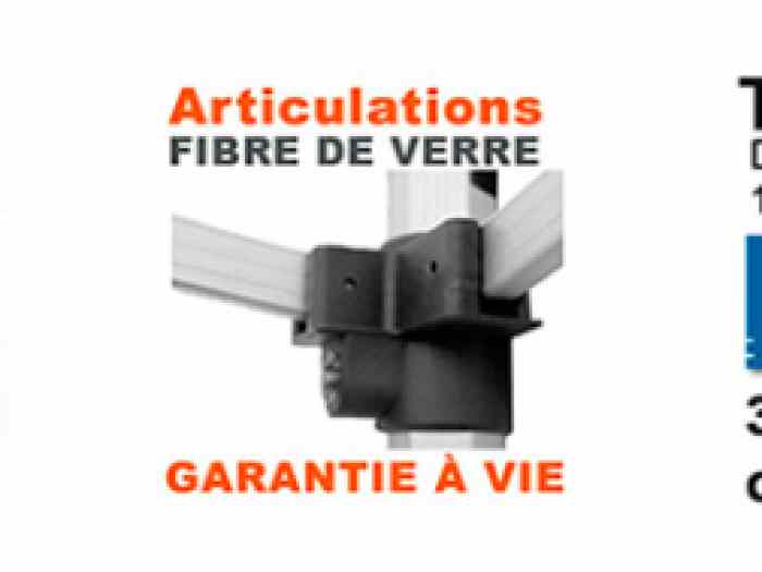 Tente pliables 6x4m alu SPIDTEC PRO40 1