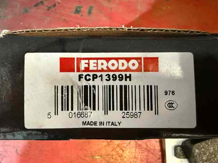 Plaquettes avant Ferodo DS2500 - 206/saxo/c2… 1