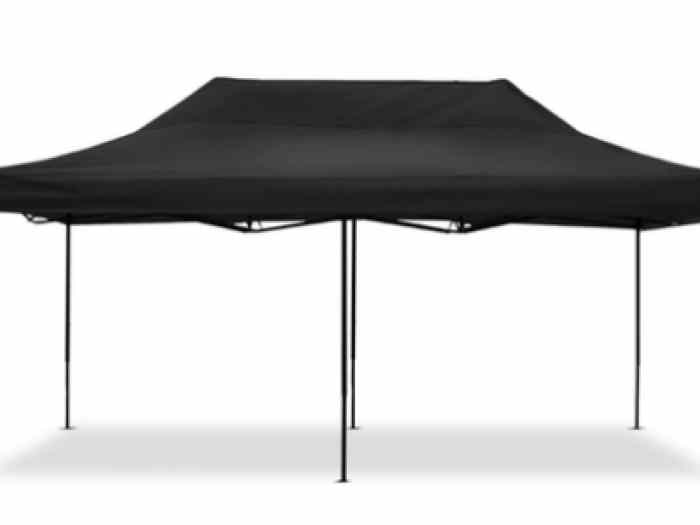 Tente noire pliable 6x3m