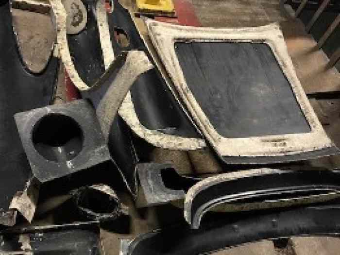 Pièces Porsche lot de moules pour éléments polyester 2