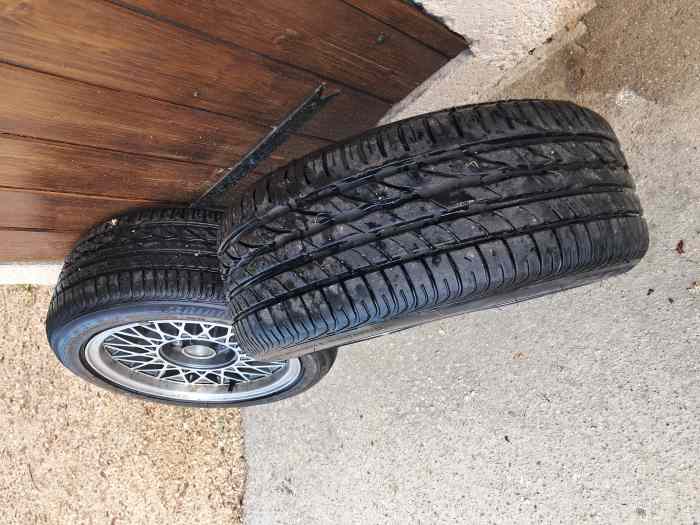 Jantes BBS 7X15 4X100 pour BMW ou GOLF 1