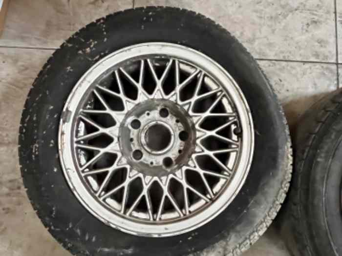 Jantes bbs 15 pouces bmw m3 e30 à restaurer 4