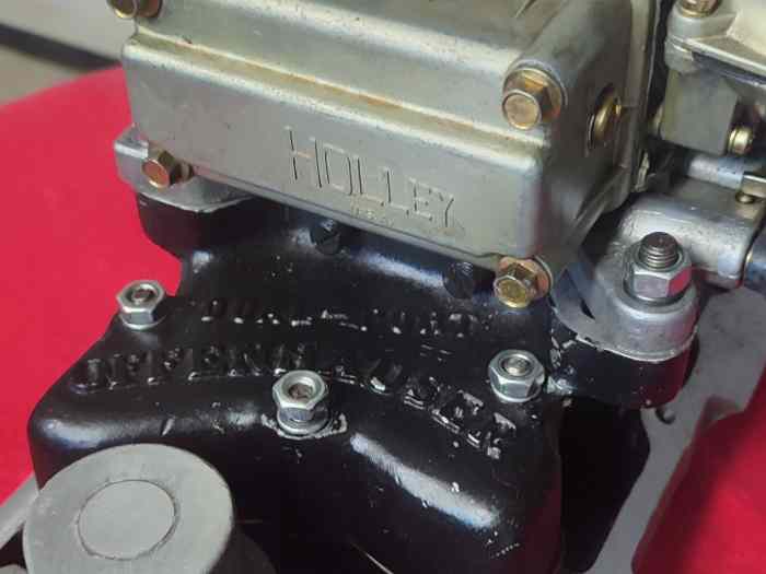 Ford capri admission Holley v6 2.8 1