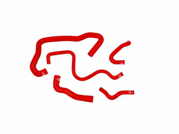 Kit 5 durites refroidissement silicone Peugeot 106 1.4 XSi