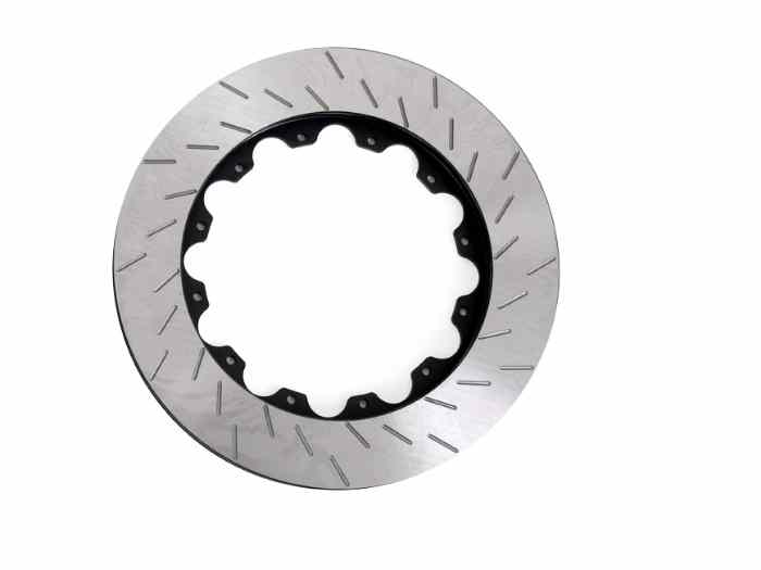 2 Disques de frein avants sur bol rainurés Peugeot 206 RC Cup - 325x28mm