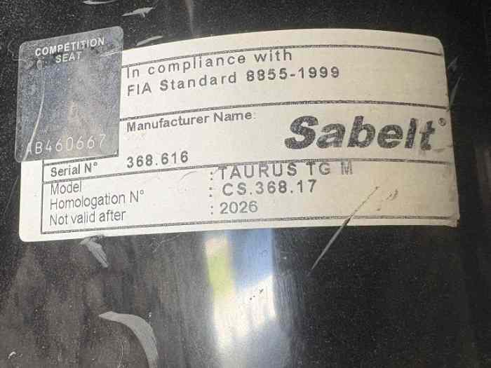 2 Sieges baquet sabelt 2026 1
