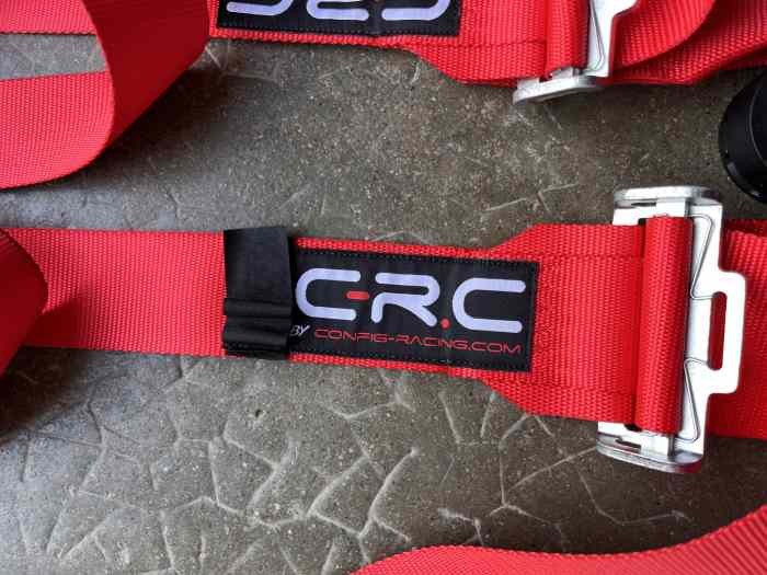 Vends harnais Hans 6 points ConfigRacing by TRS rouge 4