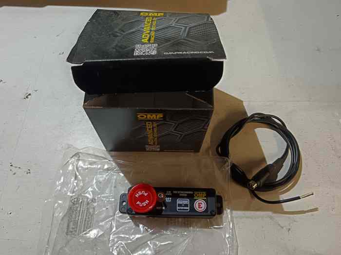 Boitier bouton de commande extincteur automatique omp