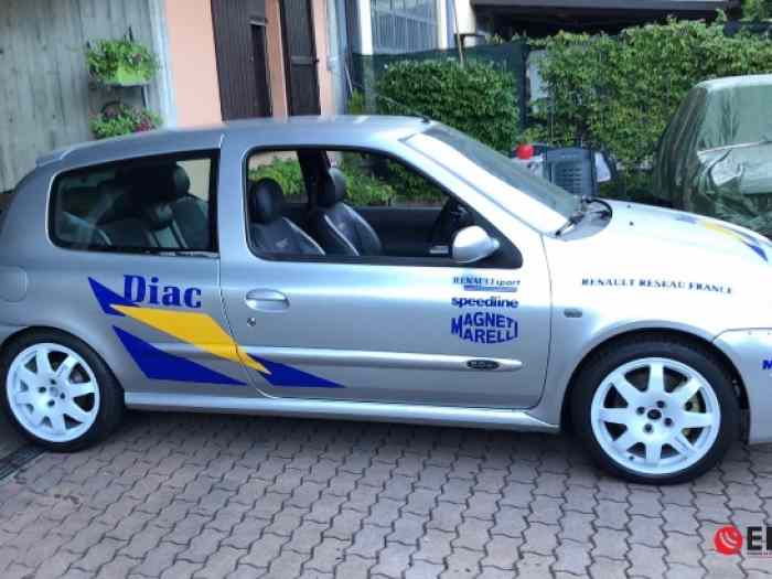 Jante Renault Clio Williams 7.25x16 Speedline Corse SL676 Ragno White 4