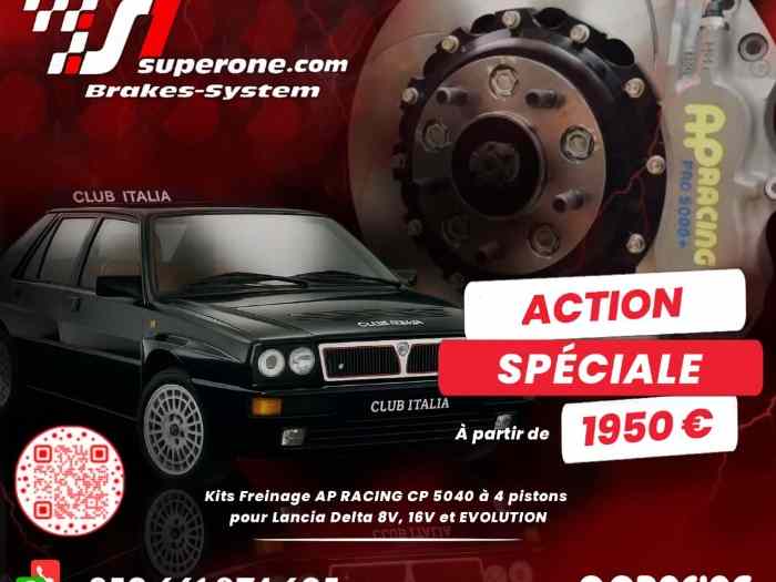 Kits Freinage AP RACING pour Lancia Delta Intégrale en 4x98 et 5x98. 0