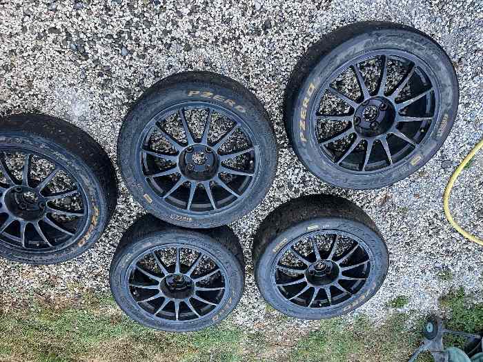 Vend 5 Jantes Speedline 4x108 + 5 pneus Pirelli 17 pouces 0