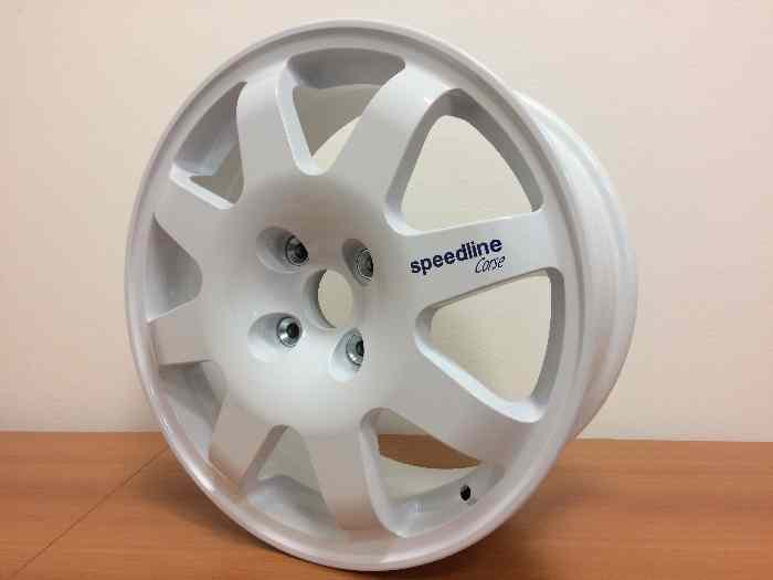 Jante Renault Clio Williams 7.25x16 Speedline Corse SL676 Ragno White 1