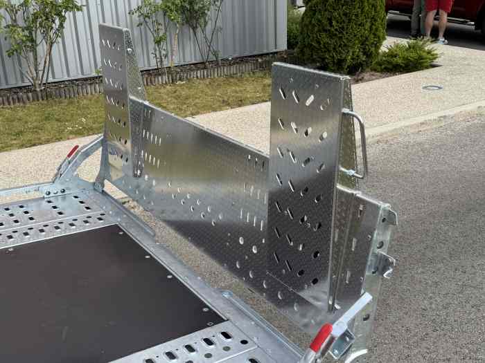 REMORQUE BRIAN JAMES T-TRANSPORTER 4.50m X 2.0m PTAC 3T 3000kg / 2 ESSIEUX / KIT BASCULEMENT + HAYON DE CHARGEMENT INCLUS 4