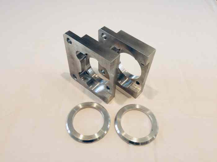 Cales alu gros freins avant A110 1600S, R8 Gordini 3