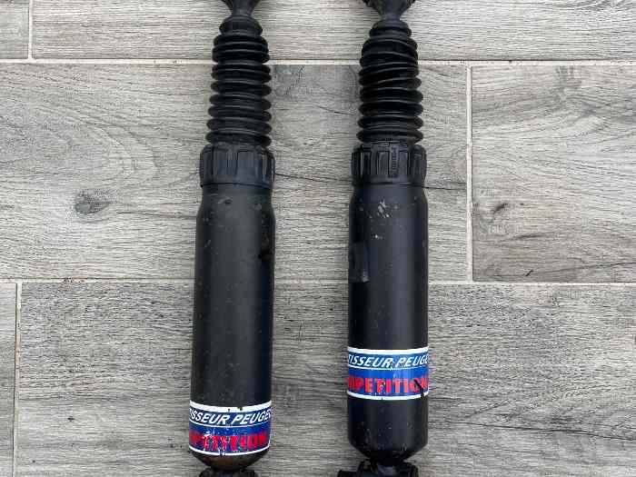 Amortisseurs 206 Peugeot sport Compétition RCC 3