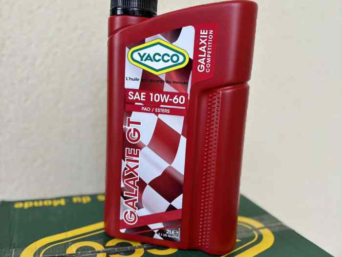 Huile Galaxie GT 10W-60 Yacco 1