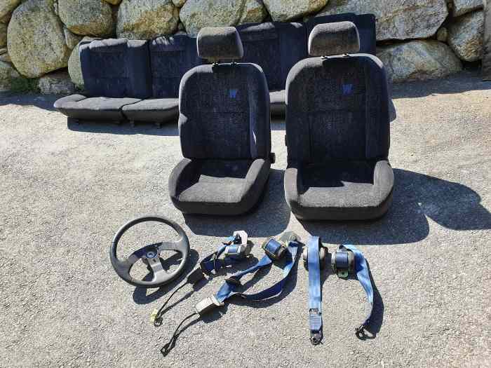 Clio Williams intérieur siège ceinture...
