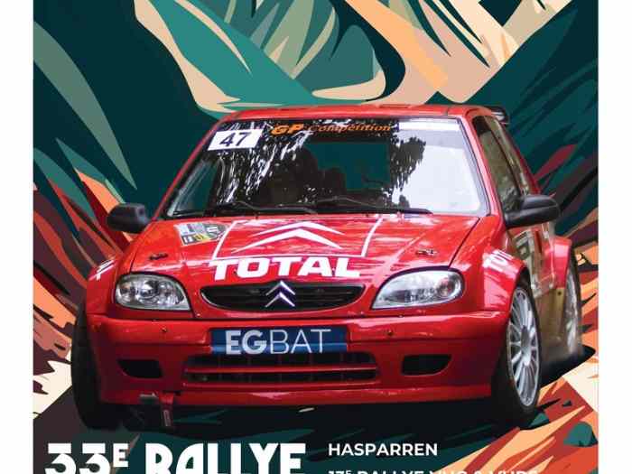loue ta clio rally5 pour le rallye du pays basque !!!