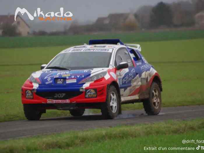 vend Buggy rivet 207 moteur Honda s2000 voiture dans le top 10 du championnat France des rallye tout terrain(prix / perfo / entretien imbattable) 4