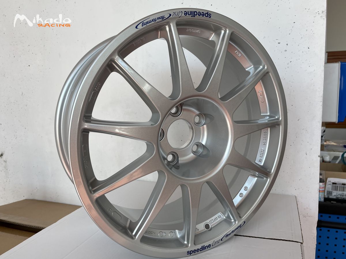 Jante Mitsubishi Lancer EVO 8/9 Speedline Turini 8x18 Silver – photo 2 sur 6