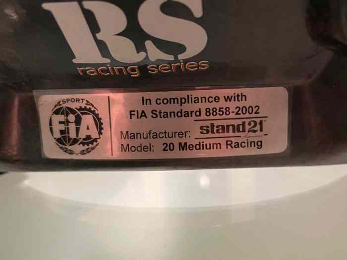 Vends Hans racing Stand 21 2
