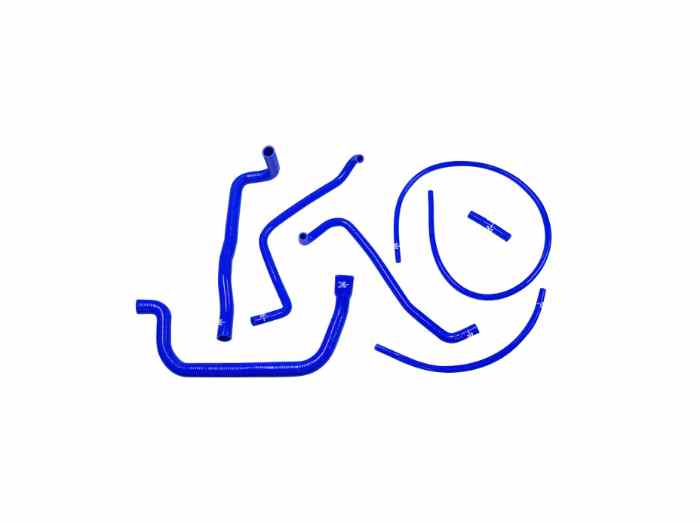 Kit 7 durites refroidissement silicone...