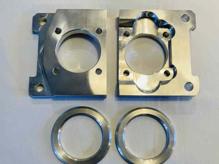 Cales alu gros freins avant A110 1600S, R8 Gordini 2