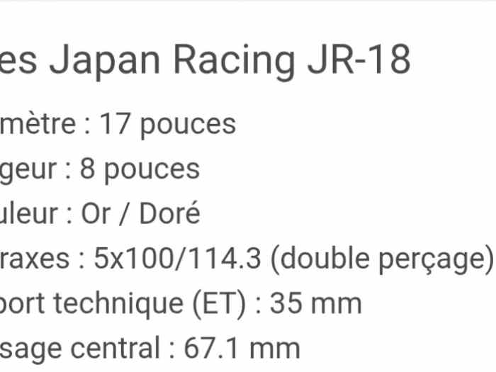ÀV 4 JANTES 7/17 JAPAN RACING JR-18 3