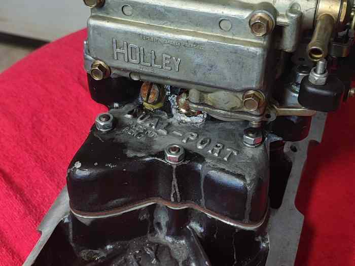 Ford capri admission Holley v6 2.8 3