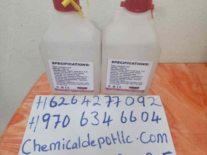 Buy caluanie muelear oxidize D2O Heavy Water from Chemical Depot LLC 3