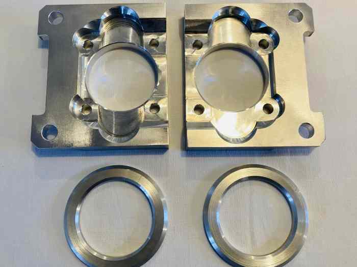 Cales alu gros freins avant A110 1600S, R8 Gordini 1