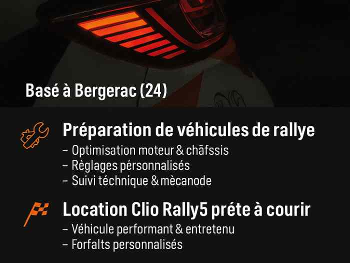 location clio rally 5