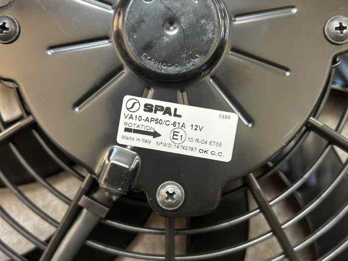 Ventilateur spal aspirant 1