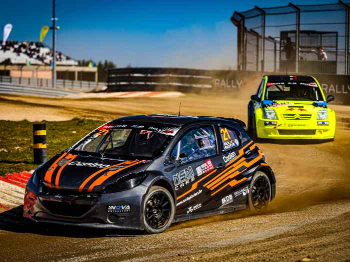 Ex Jens Hvaal / Espen Isaksætre Peugeot 208 RX3 Super 1600 Rallycrosscar 1
