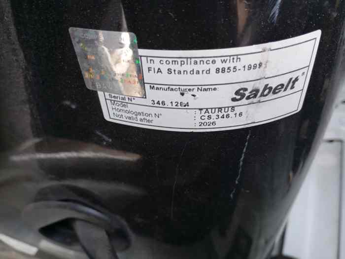 Baquets SABELT Taurus RS Performance 3